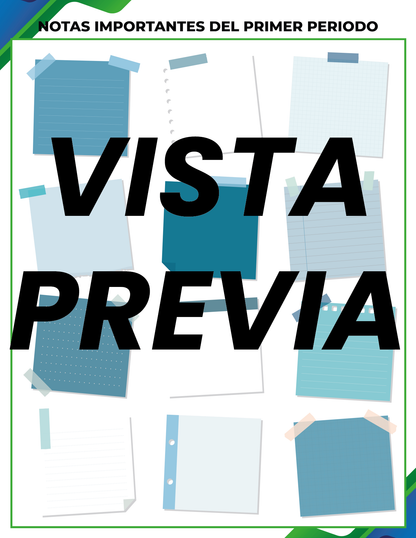 Agenda Formal Verde-azul MAESTRO Primaria