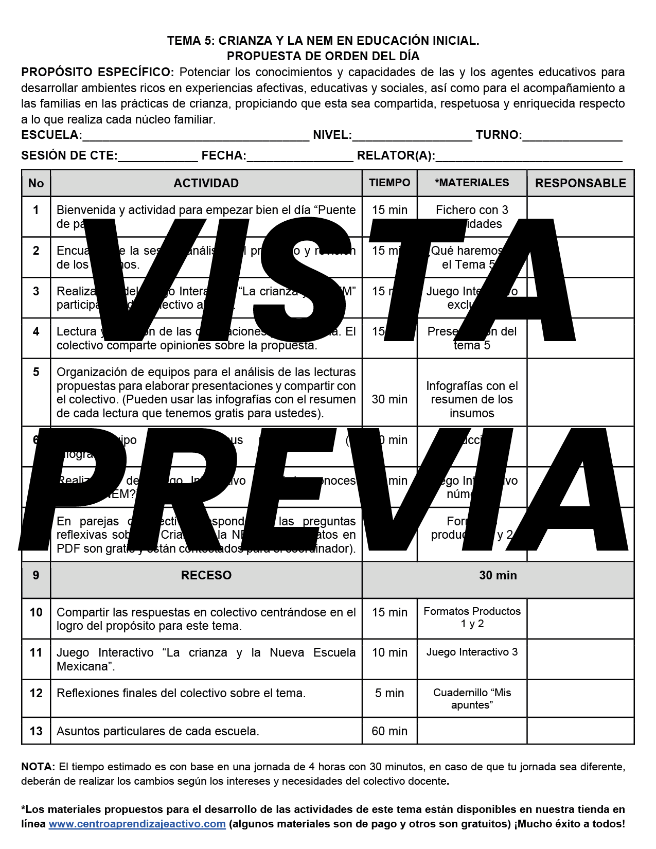 Propuesta Orden del Día Tema 5 Editable