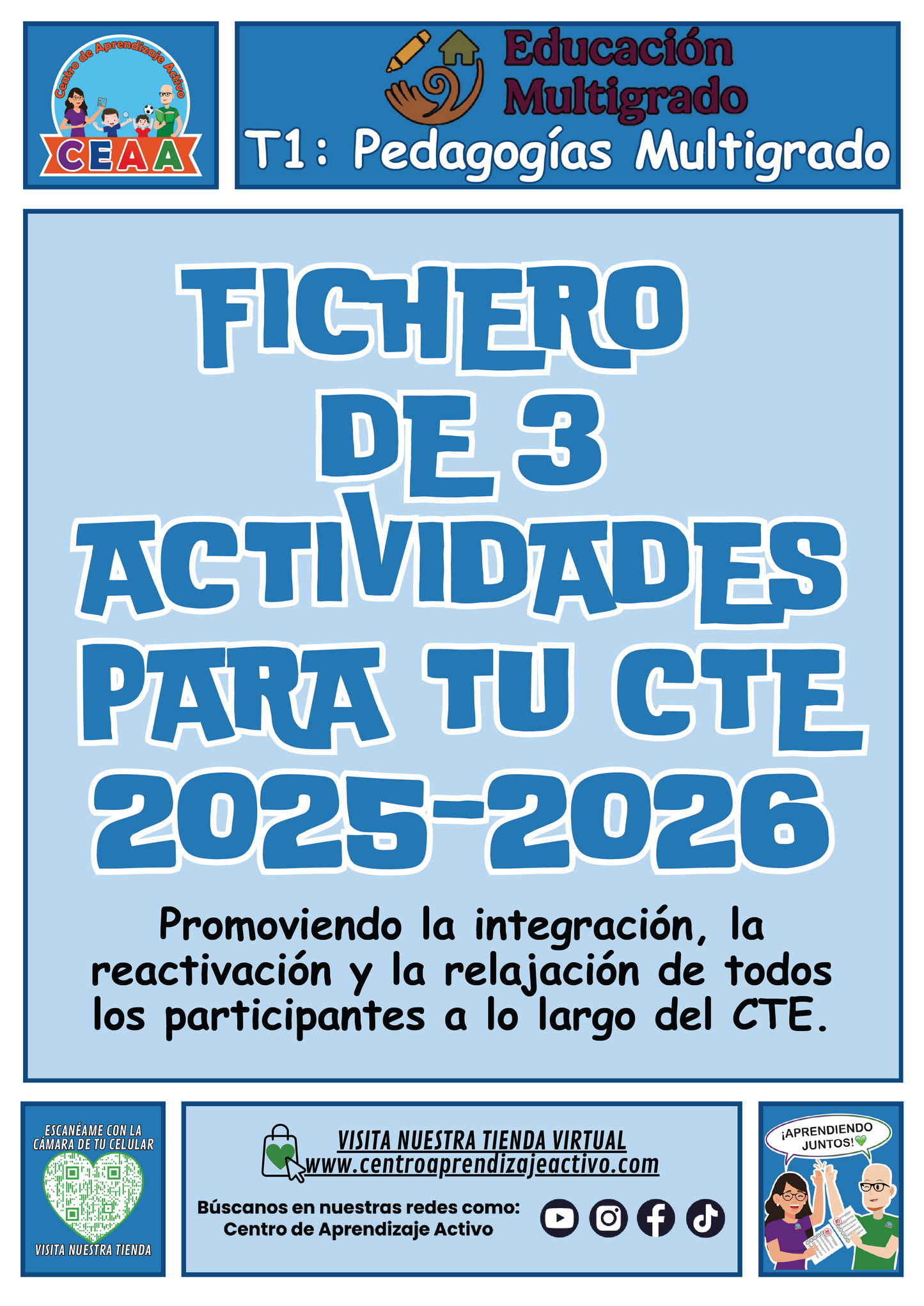 Fichero 3 Actividades para tu CTE Multigrado Tema 1