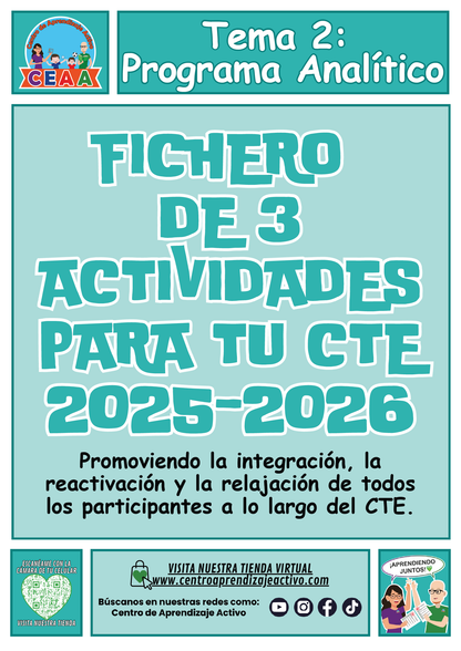 Fichero 3 Actividades para tu CTE Tema 2: Programa Analítico