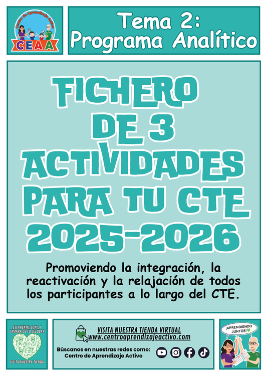 Fichero 3 Actividades para tu CTE Tema 2: Programa Analítico