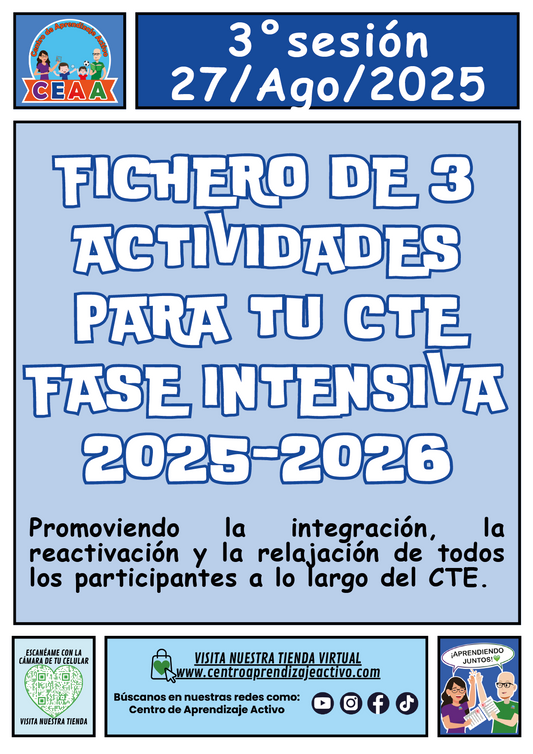 Fichero de 3 Actividades para CTE Fase Intensiva Sesión 3