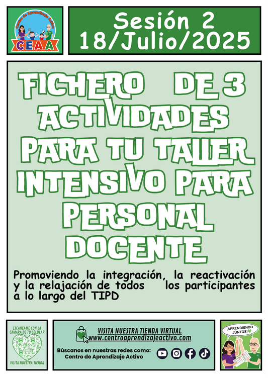 Actividades para tu Taller Intensivo Sesión 2 Julio 2025