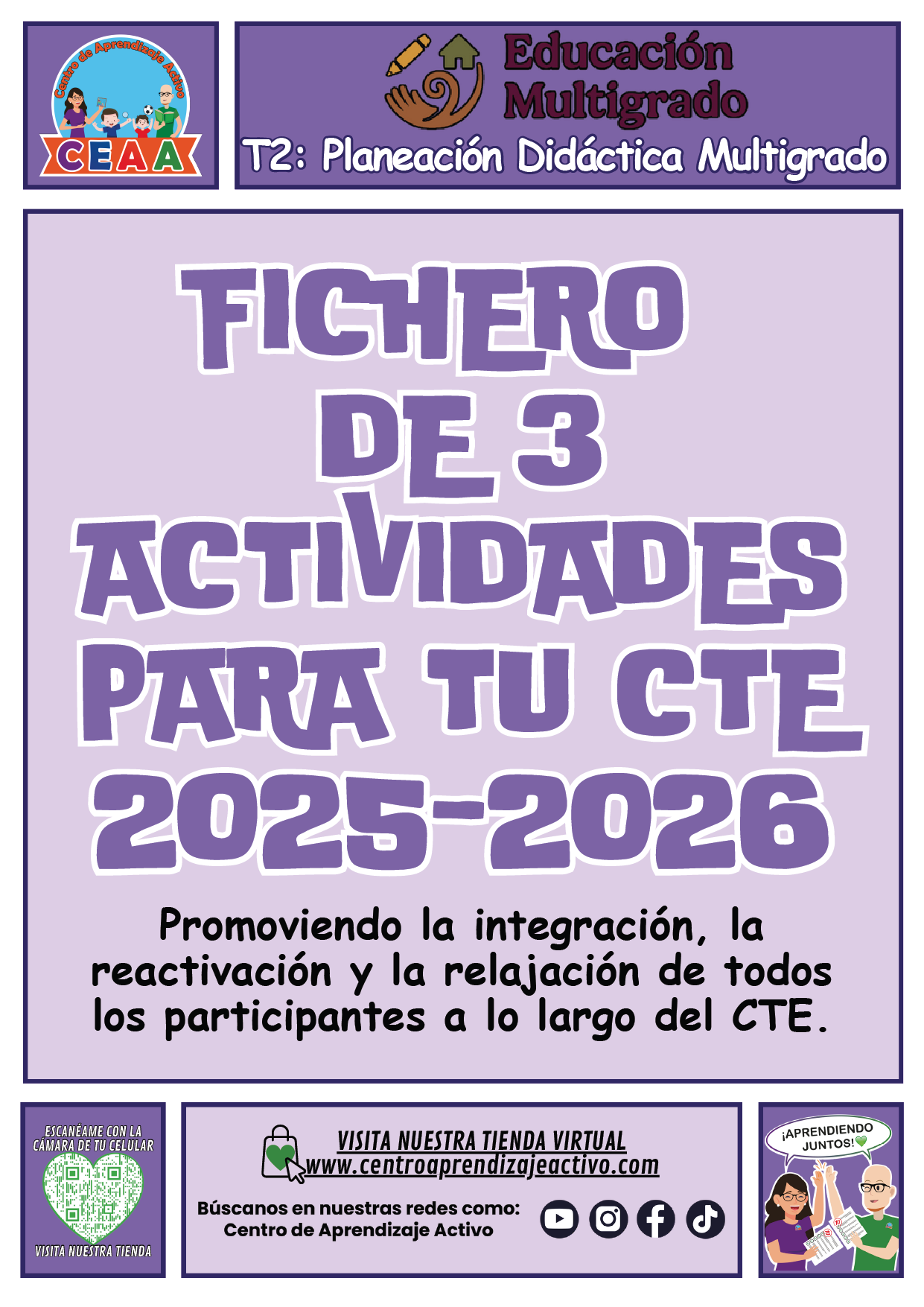 Fichero 3 Actividades para tu CTE Multigrado Tema 2
