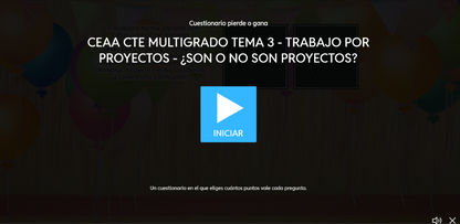 3 Juegos Interactivos CTE Multigrado Tema 3 (Requieren conexión a internet)