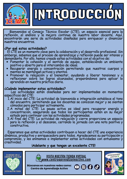 Fichero de 3 Actividades para tu CTE Educación Multigrado Tema 1
