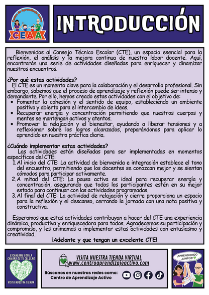 Fichero de 3 Actividades para tu CTE Educación Básica Tema 4