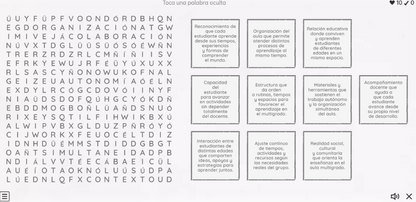 3 Juegos Interactivos CTE Multigrado Tema 1 (Requieren conexión a internet)