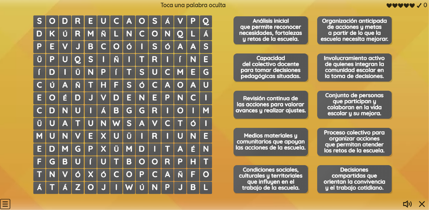 3 Juegos Interactivos CTE Multigrado Tema 5 (Requieren conexión a internet)