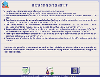 FASE 3 LENGUAJES Escritura colectiva por medio del dictado