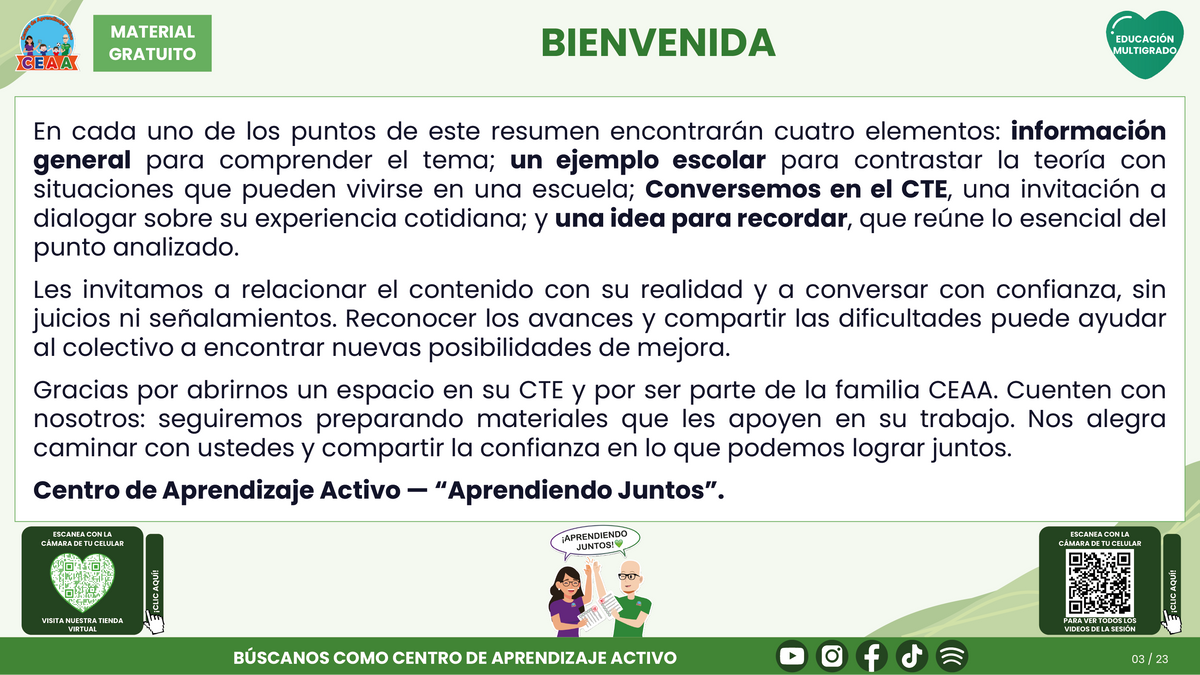 Resumen CTE del Tema 3 Educación Multigrado: AUTONOMÍA PARA APRENDER EN EL AULA ¿CÓMO ACOMPAÑAR DECISIONES, COLABORACIÓN Y RESPONSABILIDAD EN EL APRENDIZAJE? en PDF