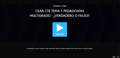3 Juegos Interactivos CTE Multigrado Tema 1 (Requieren conexión a internet)