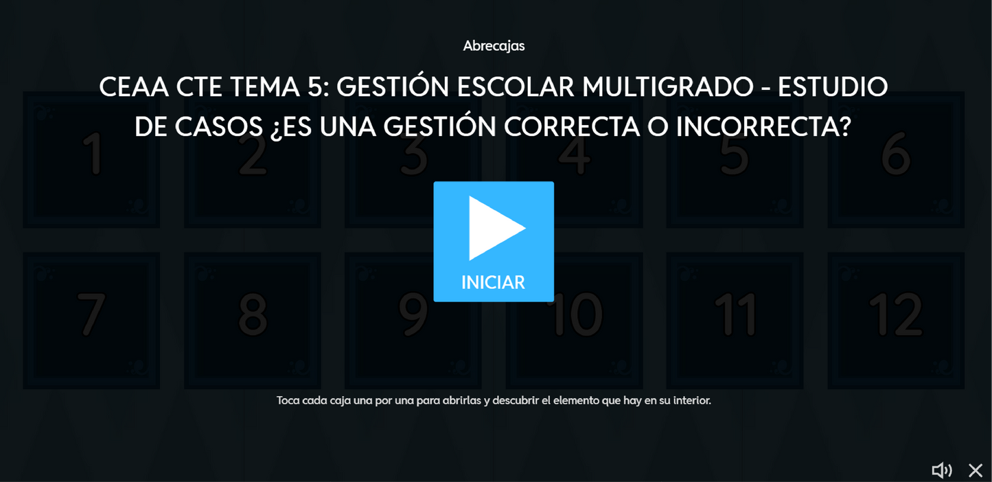 3 Juegos Interactivos CTE Multigrado Tema 5 (Requieren conexión a internet)