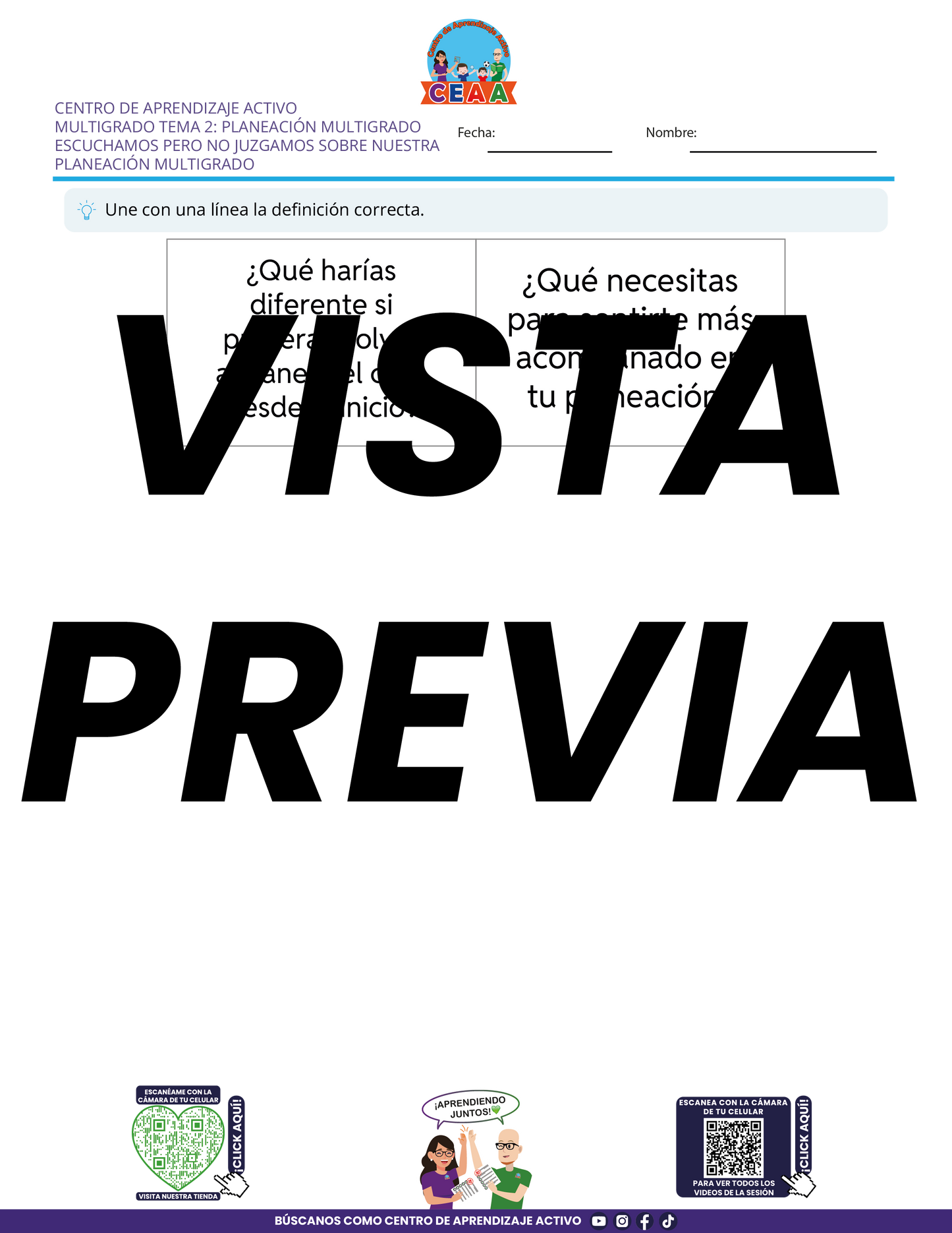Juegos de Estudio para Imprimir CTE MULTIGRADO TEMA 2