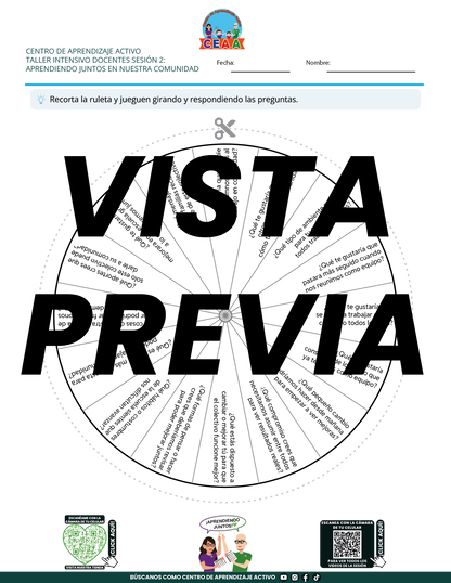 Juegos de Estudio para Imprimir Taller Intensivo Docentes Sesión 2 Enero 2026 en PDF