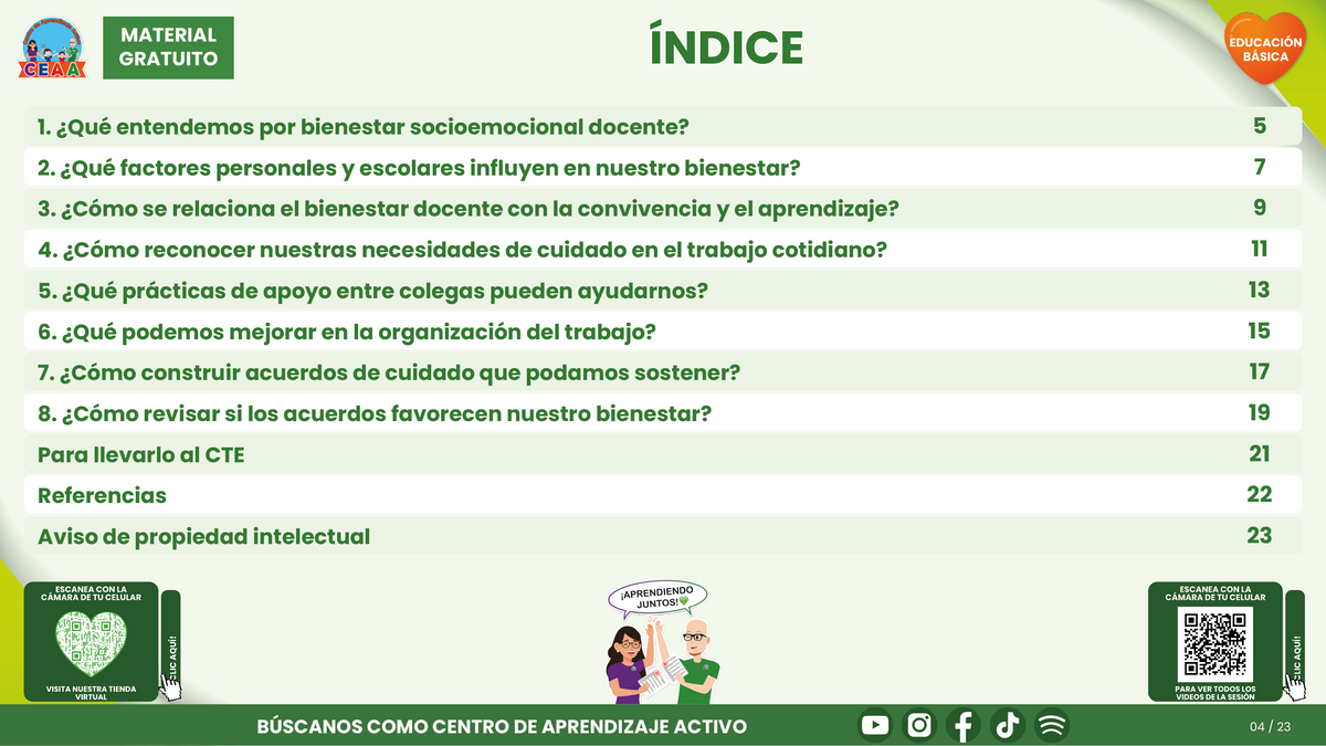 Resumen CTE del Tema 6 Educación Básica: BIENESTAR SOCIOEMOCIONAL DOCENTE ¿CÓMO CUIDARNOS Y CONSTRUIR CONDICIONES DE TRABAJO QUE NOS AYUDEN A ENSEÑAR Y CONVIVIR? en PDF