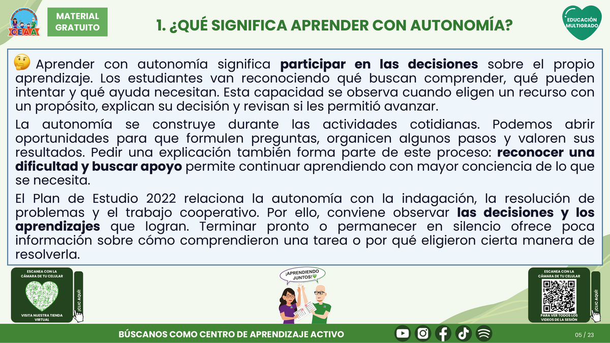 Resumen CTE del Tema 3 Educación Multigrado: AUTONOMÍA PARA APRENDER EN EL AULA ¿CÓMO ACOMPAÑAR DECISIONES, COLABORACIÓN Y RESPONSABILIDAD EN EL APRENDIZAJE? en PDF