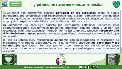 Resumen CTE del Tema 3 Educación Multigrado: AUTONOMÍA PARA APRENDER EN EL AULA ¿CÓMO ACOMPAÑAR DECISIONES, COLABORACIÓN Y RESPONSABILIDAD EN EL APRENDIZAJE? en PDF