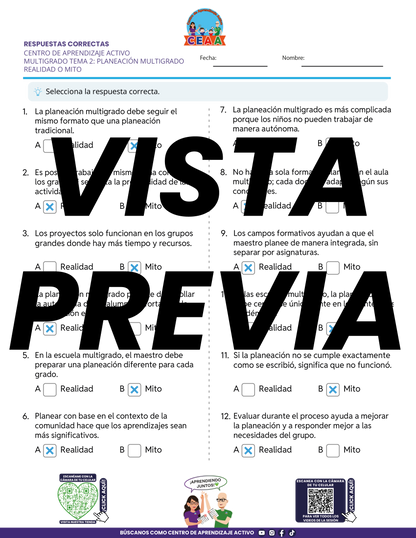 Juegos de Estudio para Imprimir CTE MULTIGRADO TEMA 2