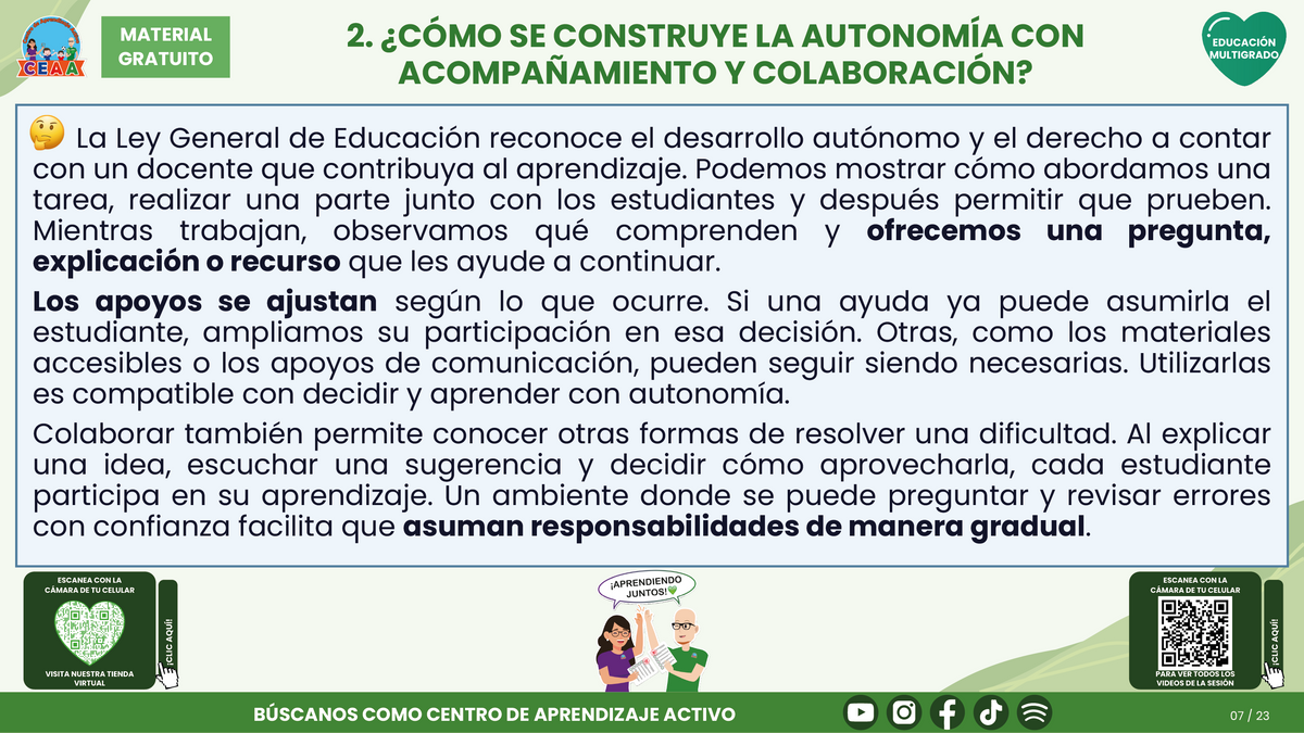 Resumen CTE del Tema 3 Educación Multigrado: AUTONOMÍA PARA APRENDER EN EL AULA ¿CÓMO ACOMPAÑAR DECISIONES, COLABORACIÓN Y RESPONSABILIDAD EN EL APRENDIZAJE? en PDF