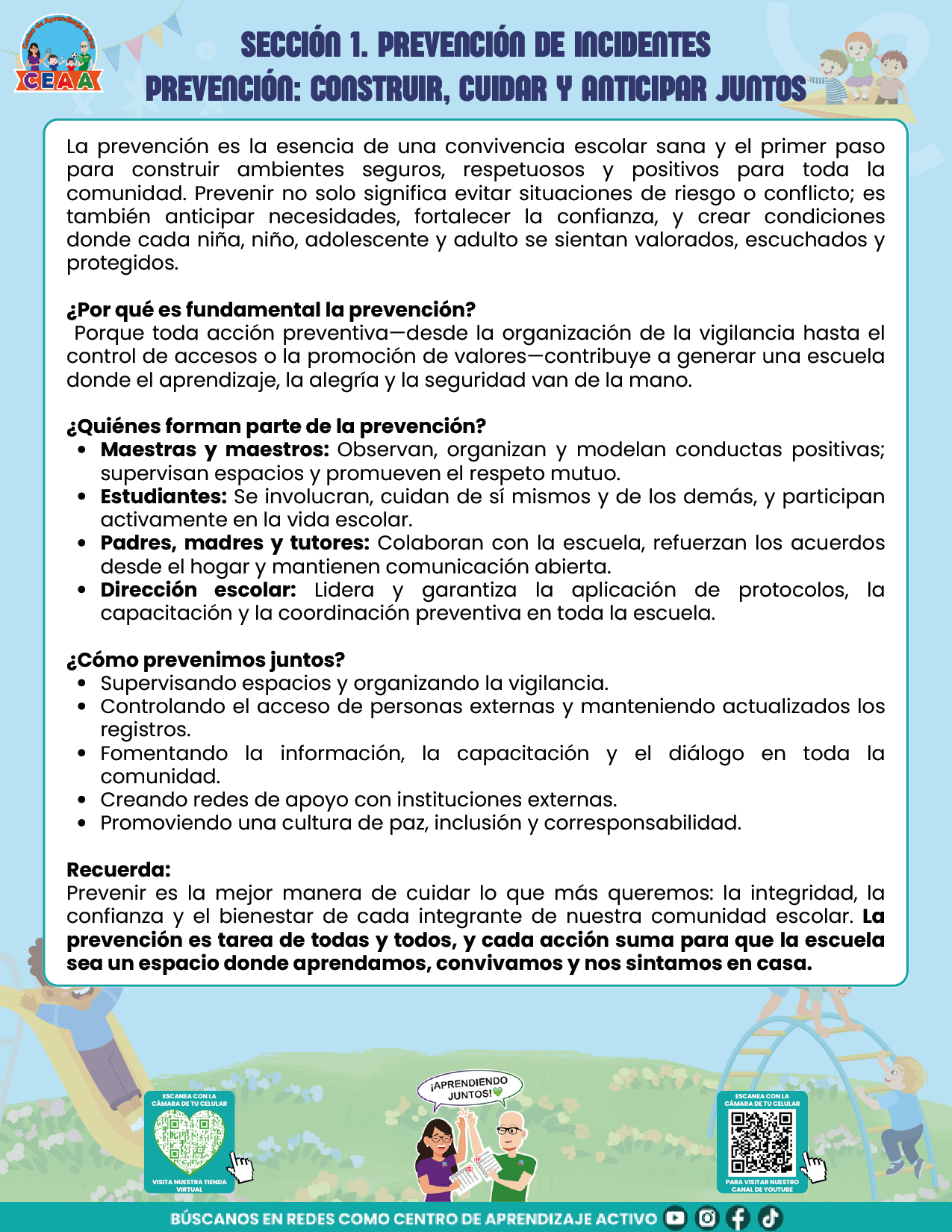 BITÁCORA PARA LA PREVENCIÓN, REGISTRO Y ATENCIÓN DE INCIDENCIAS Y ACOSO ESCOLAR en PDF