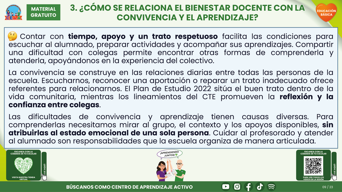 Resumen CTE del Tema 6 Educación Básica: BIENESTAR SOCIOEMOCIONAL DOCENTE ¿CÓMO CUIDARNOS Y CONSTRUIR CONDICIONES DE TRABAJO QUE NOS AYUDEN A ENSEÑAR Y CONVIVIR? en PDF