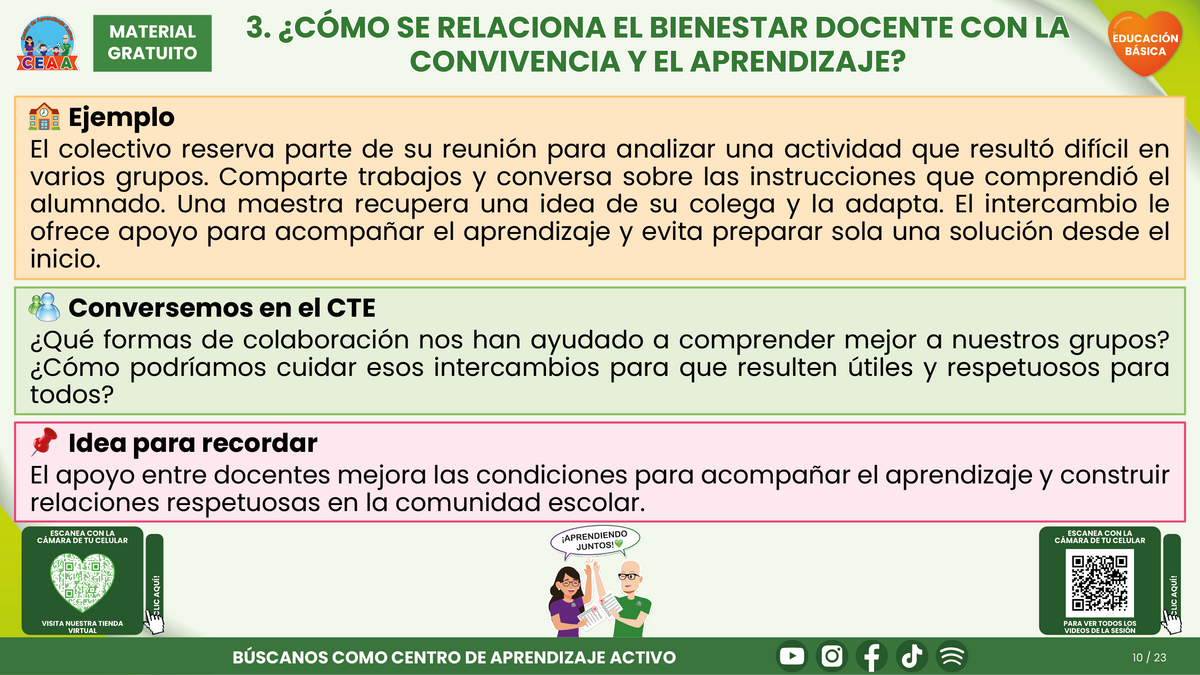 Resumen CTE del Tema 6 Educación Básica: BIENESTAR SOCIOEMOCIONAL DOCENTE ¿CÓMO CUIDARNOS Y CONSTRUIR CONDICIONES DE TRABAJO QUE NOS AYUDEN A ENSEÑAR Y CONVIVIR? en PDF