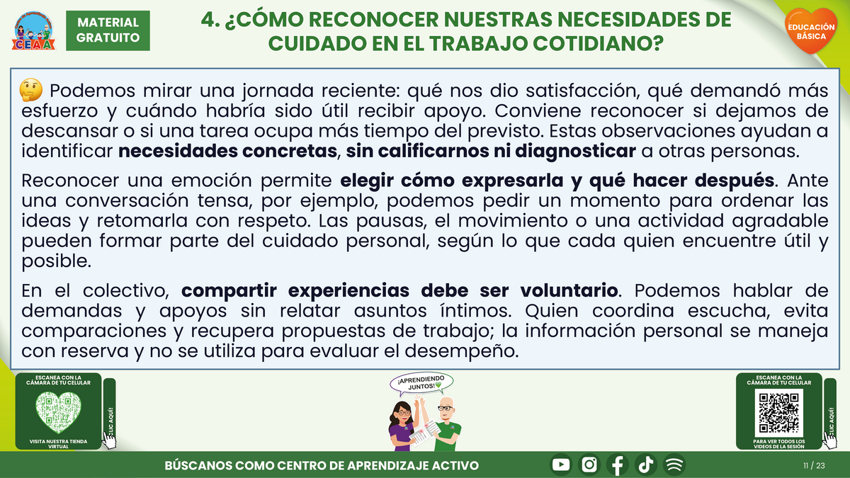 Resumen CTE del Tema 6 Educación Básica: BIENESTAR SOCIOEMOCIONAL DOCENTE ¿CÓMO CUIDARNOS Y CONSTRUIR CONDICIONES DE TRABAJO QUE NOS AYUDEN A ENSEÑAR Y CONVIVIR? en PDF