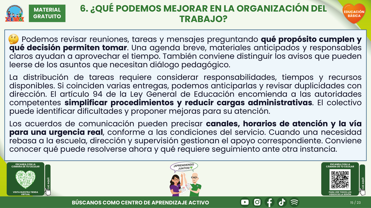Resumen CTE del Tema 6 Educación Básica: BIENESTAR SOCIOEMOCIONAL DOCENTE ¿CÓMO CUIDARNOS Y CONSTRUIR CONDICIONES DE TRABAJO QUE NOS AYUDEN A ENSEÑAR Y CONVIVIR? en PDF