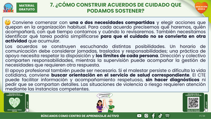 Resumen CTE del Tema 6 Educación Básica: BIENESTAR SOCIOEMOCIONAL DOCENTE ¿CÓMO CUIDARNOS Y CONSTRUIR CONDICIONES DE TRABAJO QUE NOS AYUDEN A ENSEÑAR Y CONVIVIR? en PDF