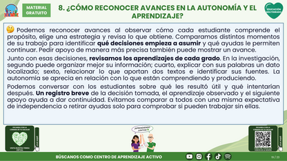 Resumen CTE del Tema 3 Educación Multigrado: AUTONOMÍA PARA APRENDER EN EL AULA ¿CÓMO ACOMPAÑAR DECISIONES, COLABORACIÓN Y RESPONSABILIDAD EN EL APRENDIZAJE? en PDF