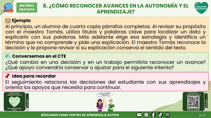 Resumen CTE del Tema 3 Educación Multigrado: AUTONOMÍA PARA APRENDER EN EL AULA ¿CÓMO ACOMPAÑAR DECISIONES, COLABORACIÓN Y RESPONSABILIDAD EN EL APRENDIZAJE? en PDF