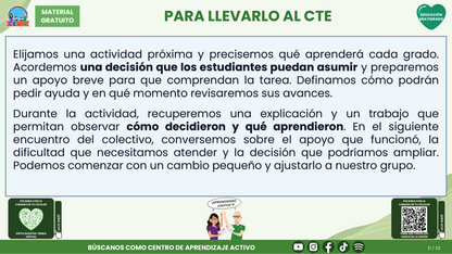 Resumen CTE del Tema 3 Educación Multigrado: AUTONOMÍA PARA APRENDER EN EL AULA ¿CÓMO ACOMPAÑAR DECISIONES, COLABORACIÓN Y RESPONSABILIDAD EN EL APRENDIZAJE? en PDF