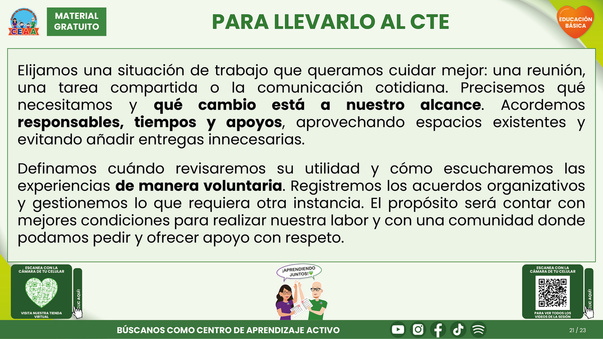 Resumen CTE del Tema 6 Educación Básica: BIENESTAR SOCIOEMOCIONAL DOCENTE ¿CÓMO CUIDARNOS Y CONSTRUIR CONDICIONES DE TRABAJO QUE NOS AYUDEN A ENSEÑAR Y CONVIVIR? en PDF