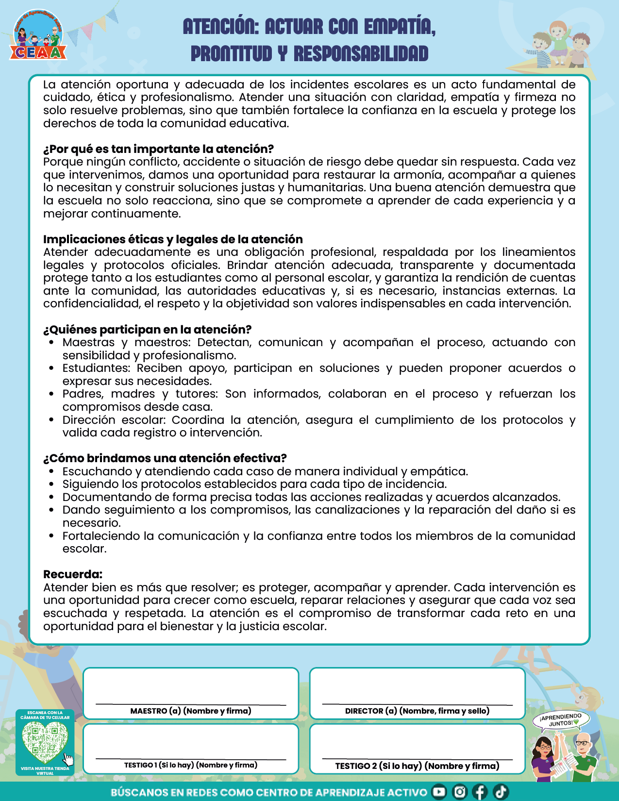 BITÁCORA PARA LA PREVENCIÓN, REGISTRO Y ATENCIÓN DE INCIDENCIAS Y ACOSO ESCOLAR en PDF