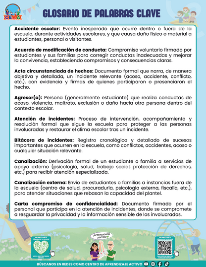 BITÁCORA PARA LA PREVENCIÓN, REGISTRO Y ATENCIÓN DE INCIDENCIAS Y ACOSO ESCOLAR en PDF