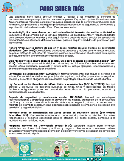 BITÁCORA PARA LA PREVENCIÓN, REGISTRO Y ATENCIÓN DE INCIDENCIAS Y ACOSO ESCOLAR en PDF