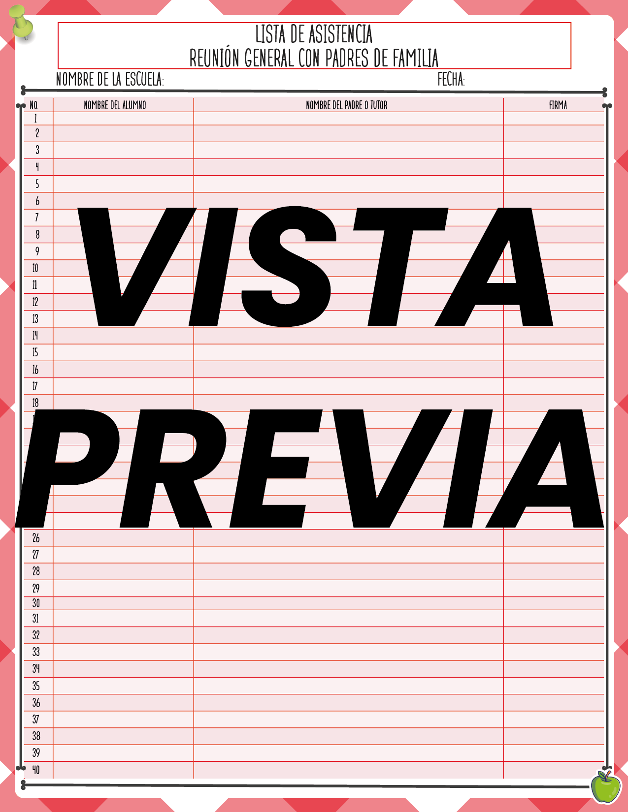 Agenda Manzana SUPERVISOR Primaria