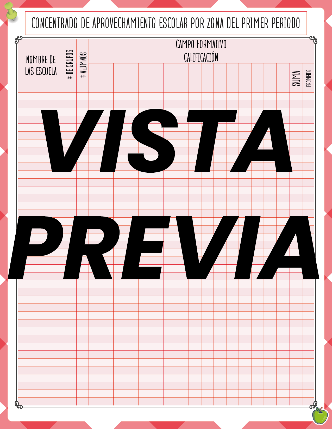 Agenda Manzana SUPERVISOR Primaria