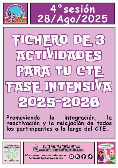 Fichero de 3 Actividades para CTE Fase Intensiva Sesión 4
