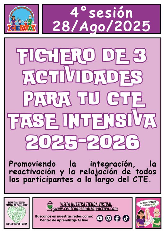 Fichero de 3 Actividades para CTE Fase Intensiva Sesión 4