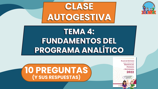 Clase Autogestiva Tema: 4