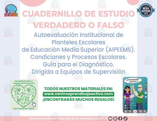 Cuadernillo de Estudio - AIPEEMS - Verdadero o Falso Media Superior