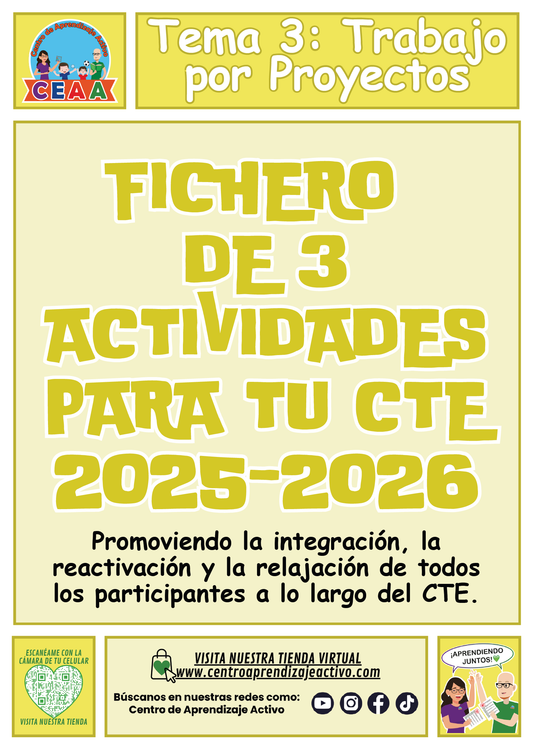 Fichero 3 Actividades para tu CTE Tema 3: Trabajo por Proyectos