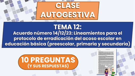 Clase Autogestiva Tema: 12