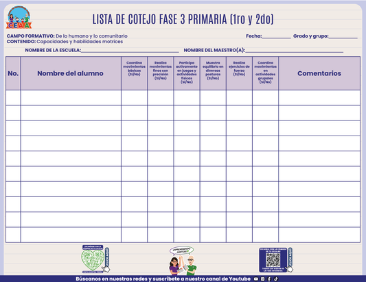 FASE 3 HYC Capacidades y habilidades motrices