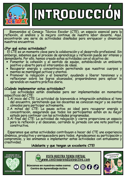 Fichero de 3 Actividades para tu CTE Educación Básica Tema 6