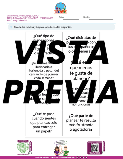 Juegos de Estudio para Imprimir CTE TEMA 1