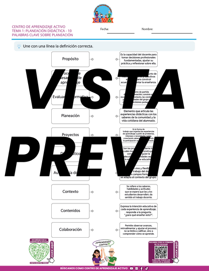 Juegos de Estudio para Imprimir CTE TEMA 1