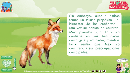 Historias para Maestros - El sabueso, el zorro y la tormenta (Editable en PowerPoint)